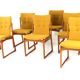 Set of 6 Vamdrup dining chairs 'Nyhavn' - new upholstery restored