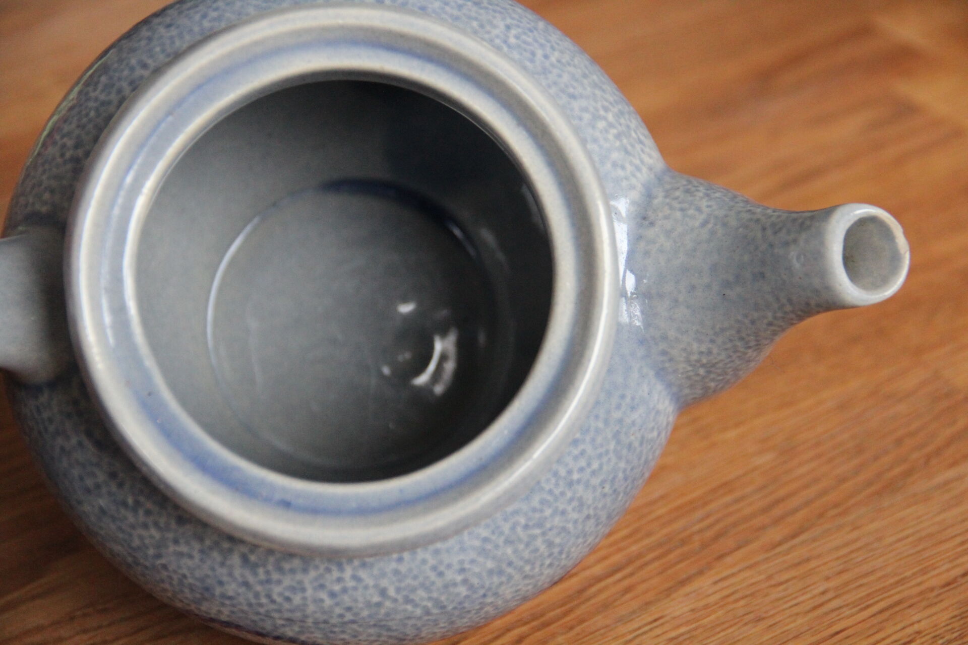 Rustic ceramic teapot glazed 1.4 L