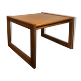 Vtg Mid Century BCM Teak Side Occasional Coffee Table Retro 60s Danish Design