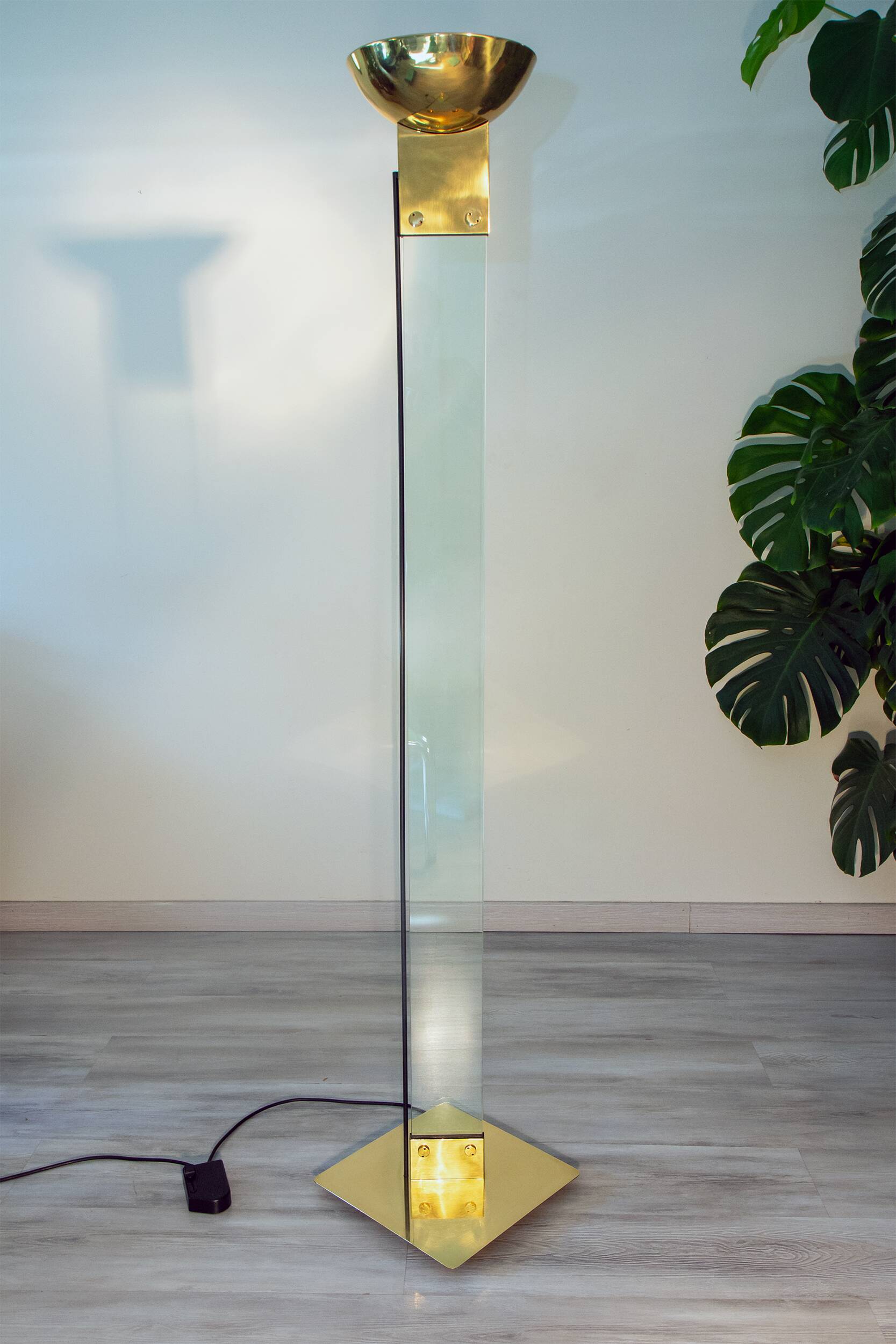 "Laser" floor lamp by Max Baguara for Lamperti, Italy, 1970s