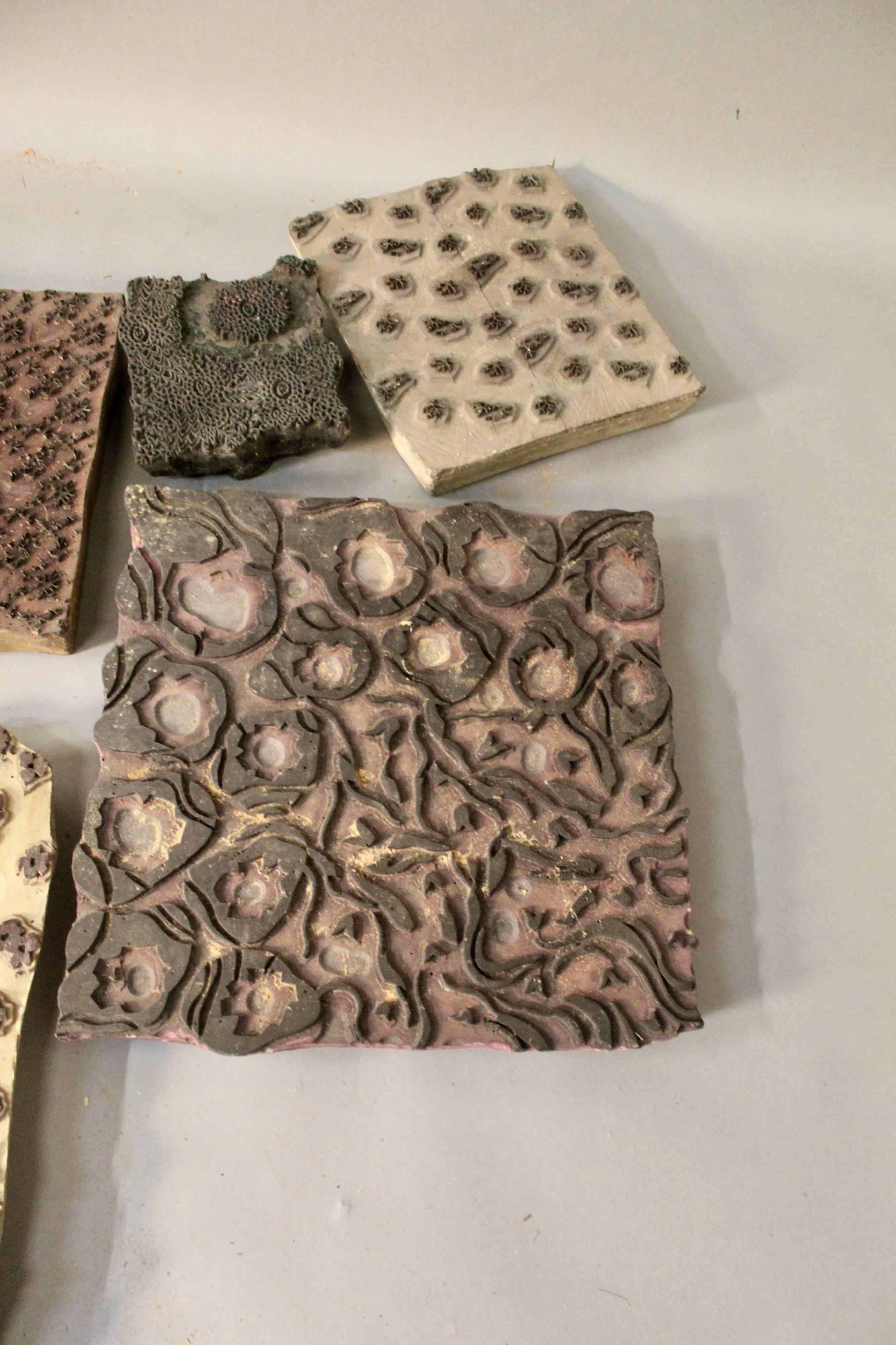 Set of 8 printing plates XIXth