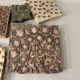 Set of 8 printing plates XIXth