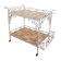 Vintage wrought iron serving trolley from the 1970s