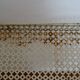 White perforated metal tray Mathieu Mategot design 1950 - To renovate