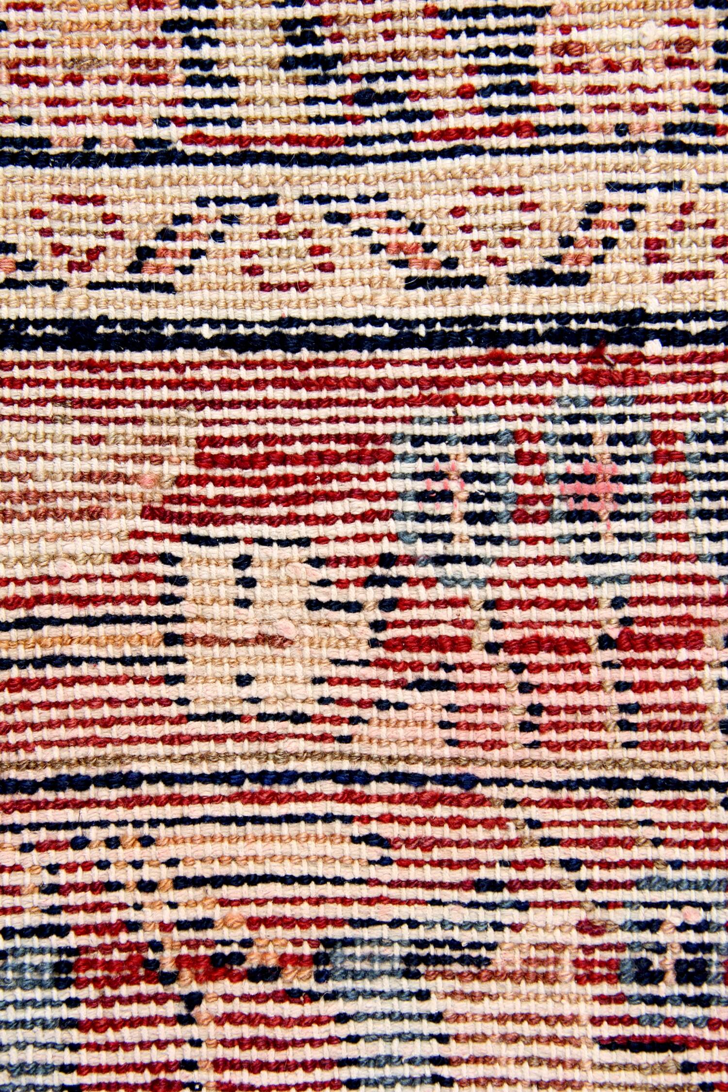 Traditional Red Persian Runner Rug Handwoven Oriental Floral Runner Carpet- 110x300cm