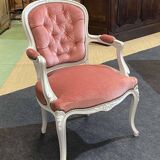 1970s Louis XV style cabriolet armchair