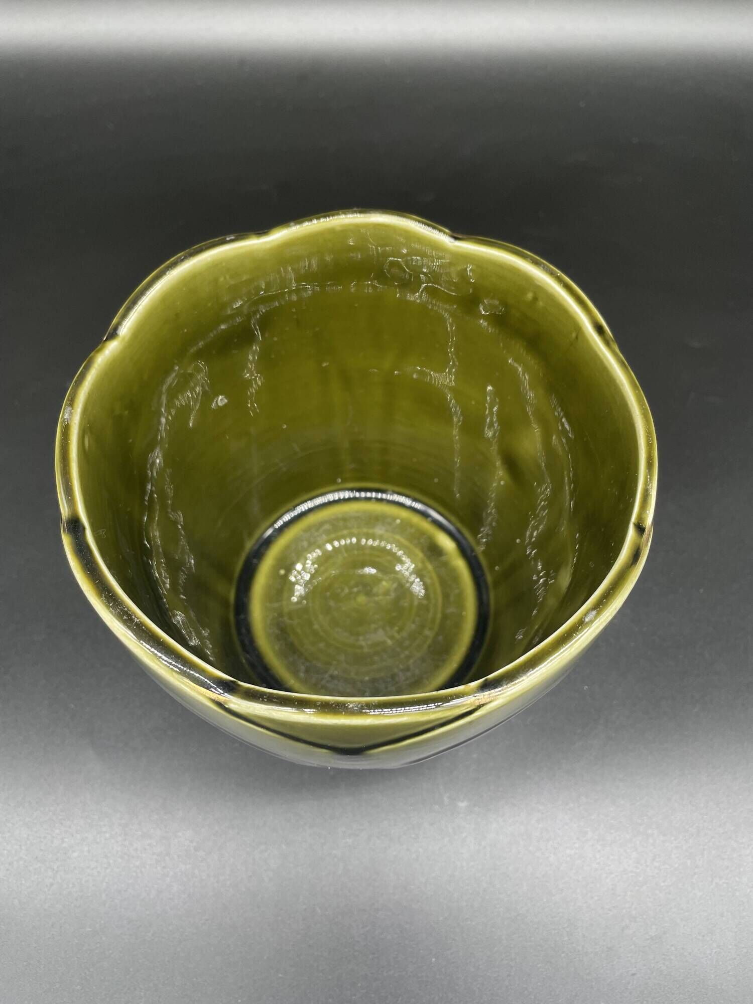 Slip planter, pair, art nouveau, de bruyn earthenware, signed, numbered, fives, lille