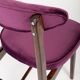 Chair by Rajmund Halas in purple velvet from the 20th century, 1960s.
