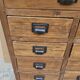 Ancien meuble d'apothicaire 28 tiroirs en teck birman