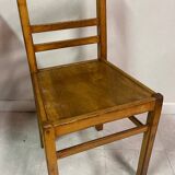 Pair of Elf wooden bistro chairs 1960