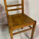 Paire de chaises bistrot Elf en bois 1960