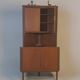 Meuble d'angle en teck,  Vintage Scandinave 1960s