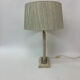 Vintage Maitland-Smith tesselé marble veneer desk lamp