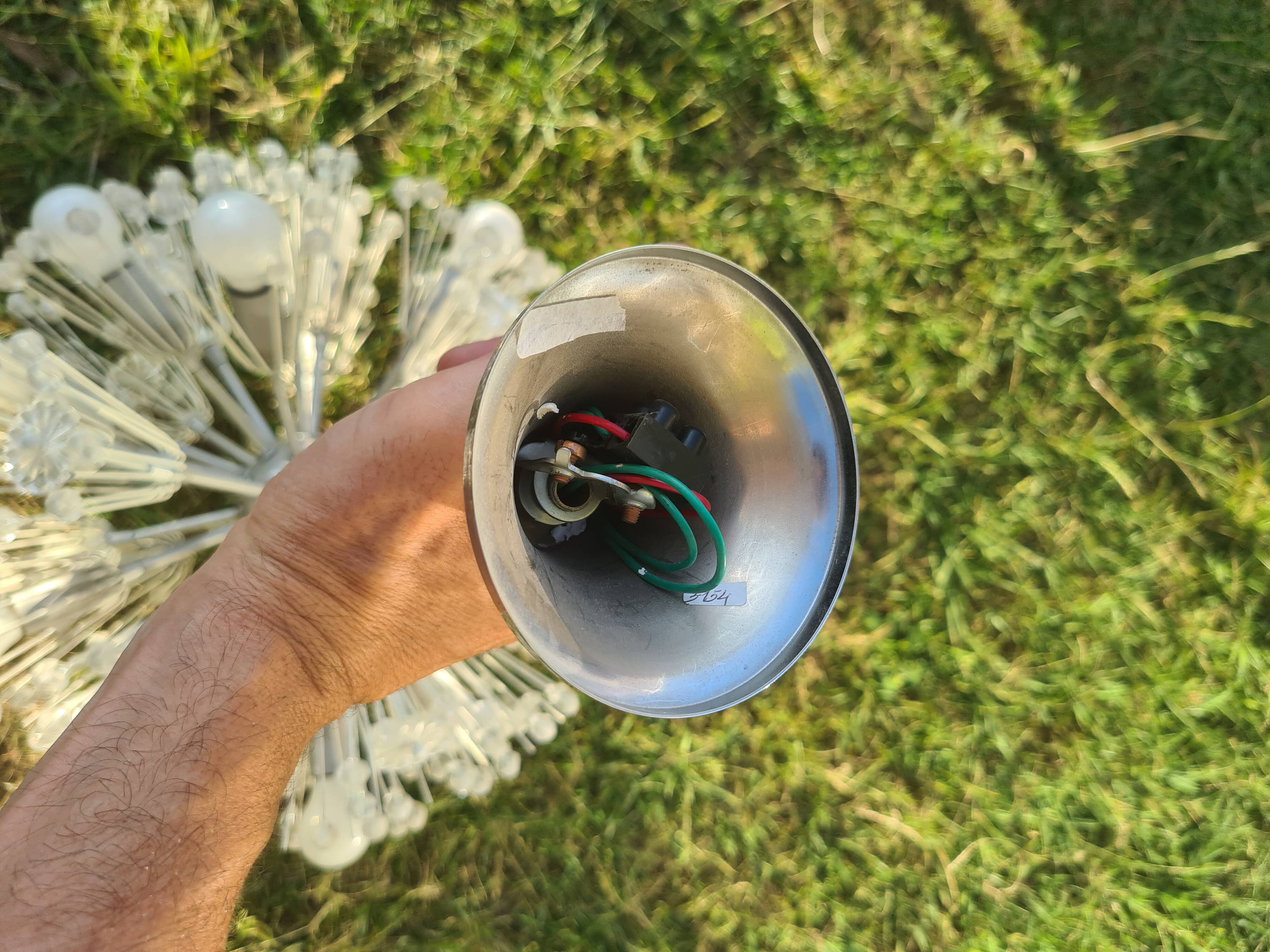 "Dandelion" or "Sputnik" chandelier, 1950s, designed by Emil Stejnar