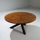 Gerard Geytenbeek tripod dining table in wenge, The Netherlands, 1960