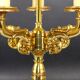 Bronze Bouillotte Lamp in Solid Empire Style Five Lights * Lucien Ga