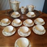 Tea service café art deco Limoges 1925