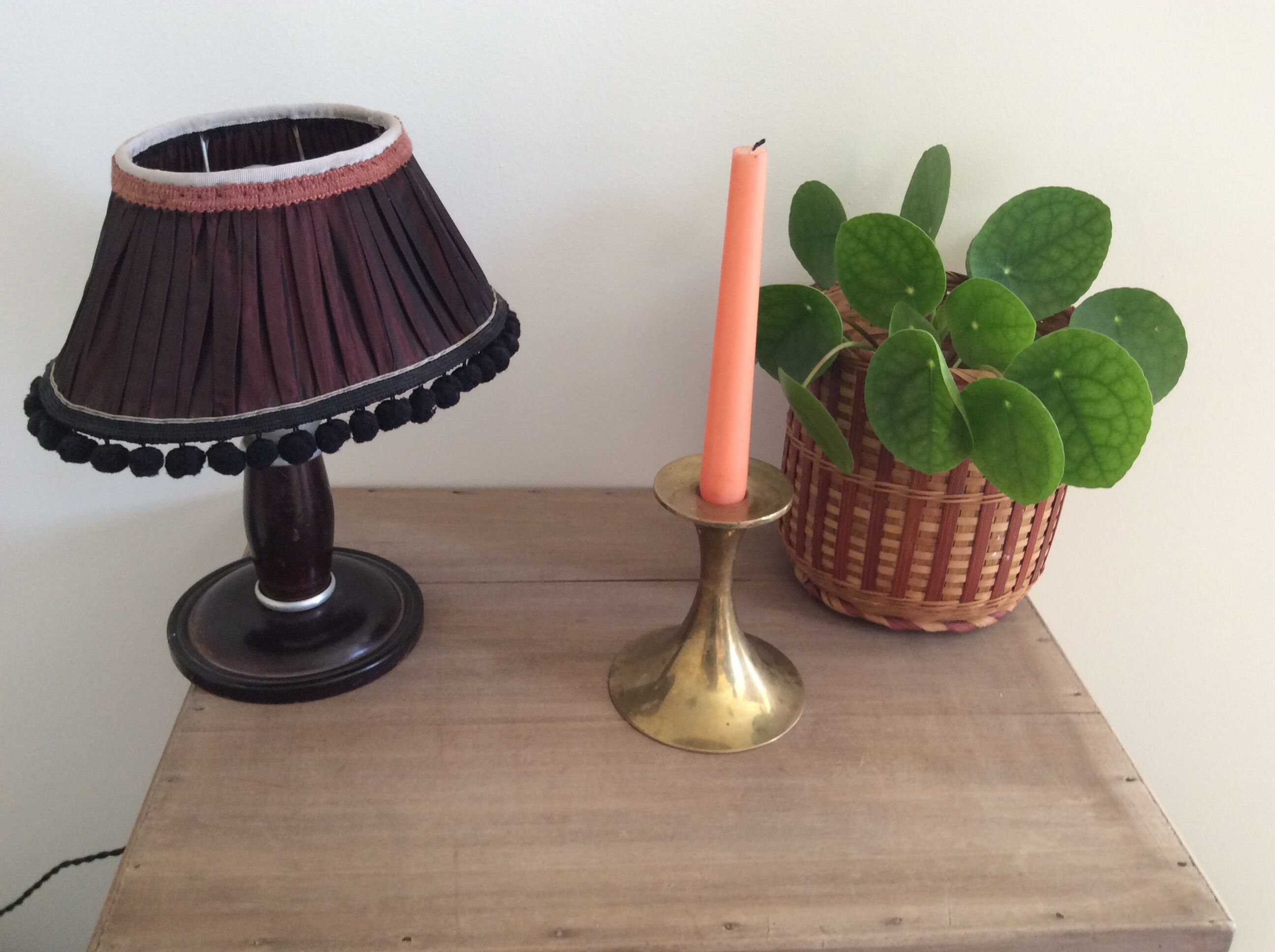 Brass candle holder