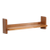 Mid-century oak brutalist wall shelf