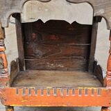 Old Burmese teak offering cabinet