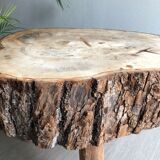 Table tripod tree trunk