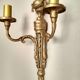 Old Wall Sconce bronze two torches style Napoleon III