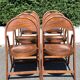 6 wooden folding chairs Stol Kamnik Yugoslavia design Zascitni Zhak