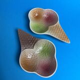 Set of 2 ice cream storage bins