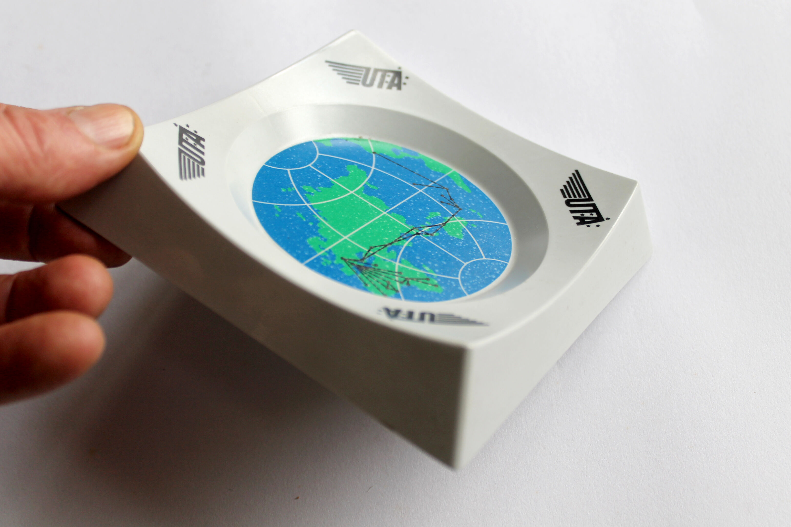 UTA advertising ashtray