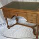bureau classique dessus cuir