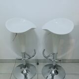 Paire de tabourets de bar vintage