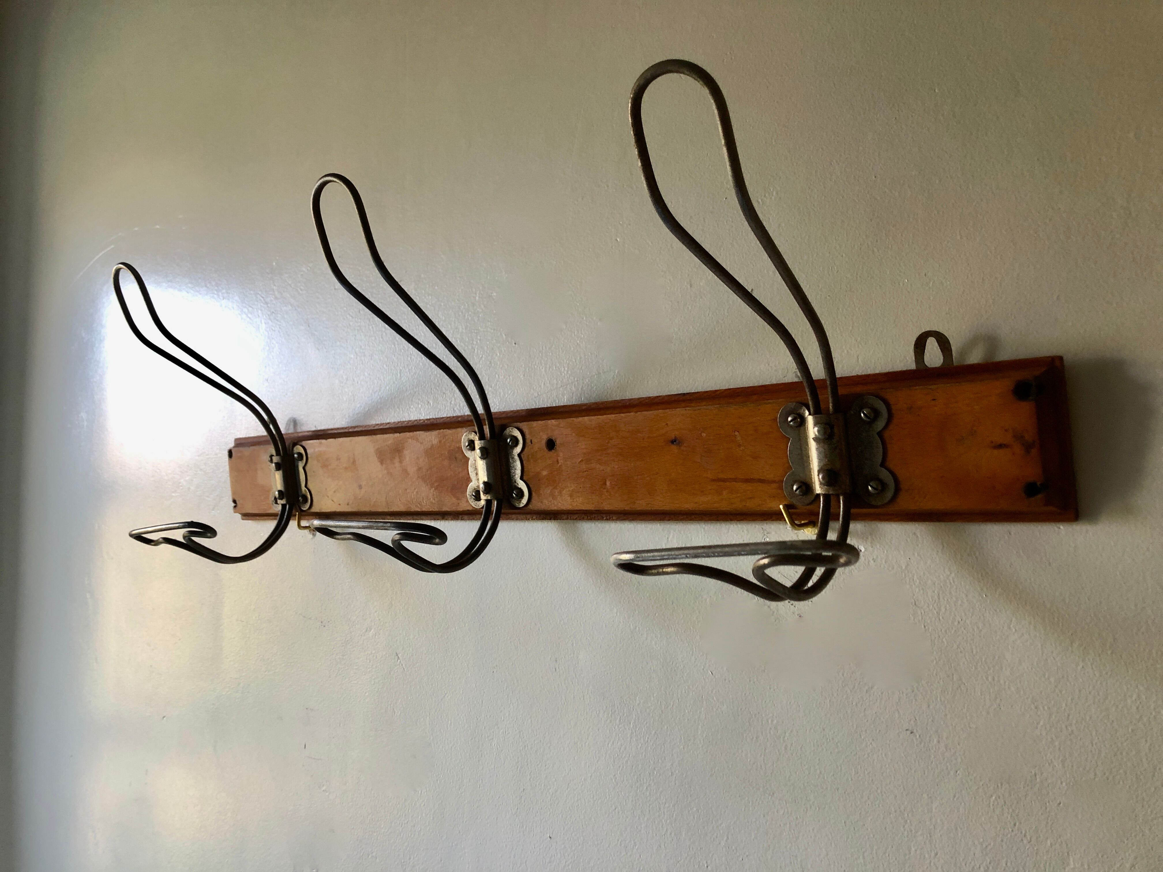 Wooden coat rack early twentieth century