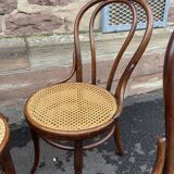 Suite de 4 chaises viennoise bistrot
