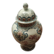 Vintage Boch Belgium Trumpet Vase Changhai Series Oriental Vase