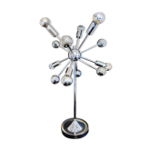 Lampe spoutnik chromée vintage