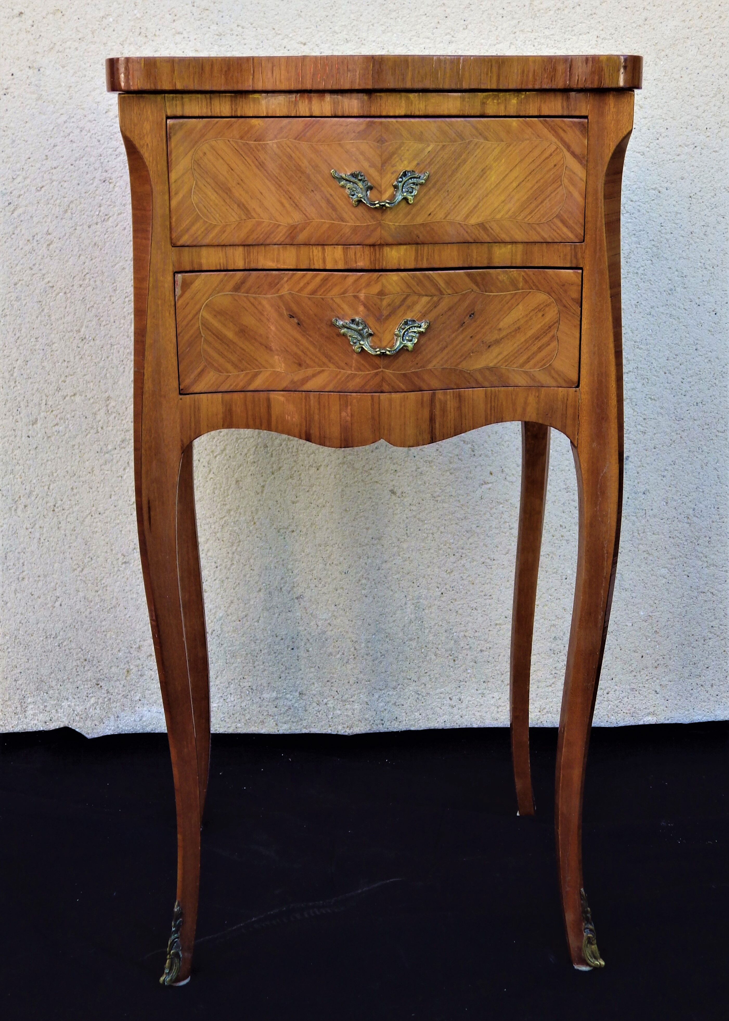 Inlaid Louis XV style bedside