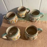 60s numbered tea set