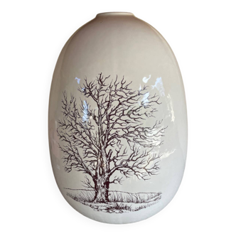 Pied de lampe en céramique