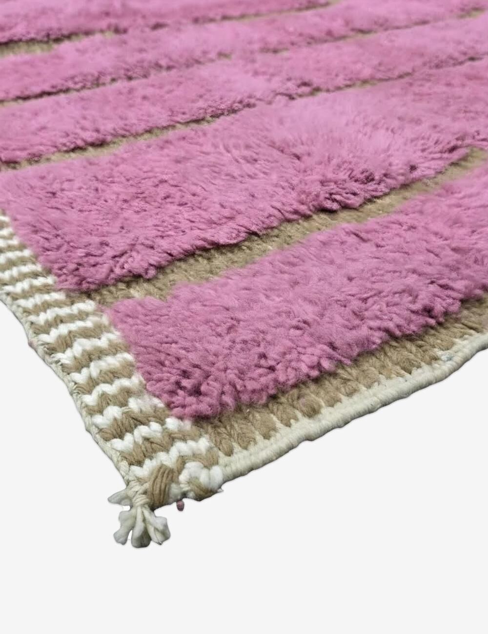 Contemporary Pink Rug - 250 x 200 cm