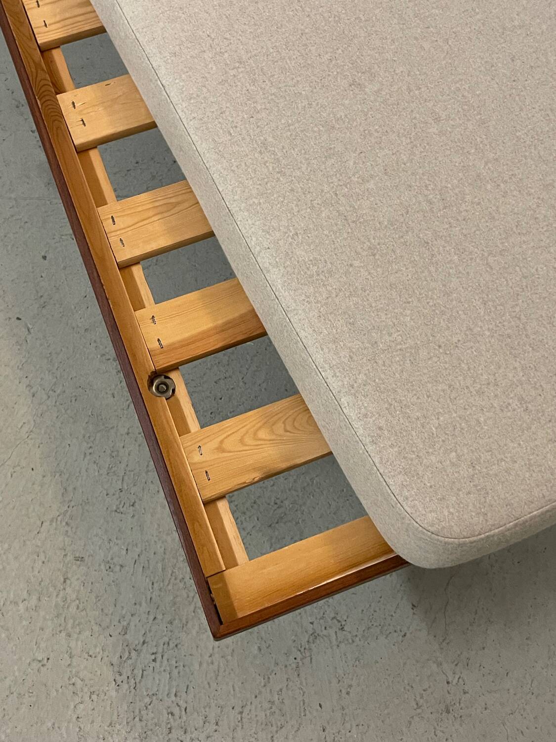 Danish Teak Daybed with new mattress 1950s
