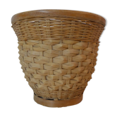 Vintage rattan pot cover