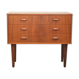 Commode à tiroirs mid-century en teck