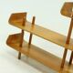 Large Birch Bookcase Shelving Unit by Willem Lutjens for Gouda Den Boer, 1953