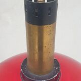 Mid-century chandelier in red acrylic glass from stilux milano