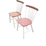 Set of 2 vintage bar chairs