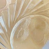 10 small plates in Duralex glass in the shape of flowers - retro-cuisine-vintage