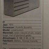 Rodolfo Bonetto display / glass cabinet / model Linearsystem / 1960s for Bellato Italy. Stunning condition