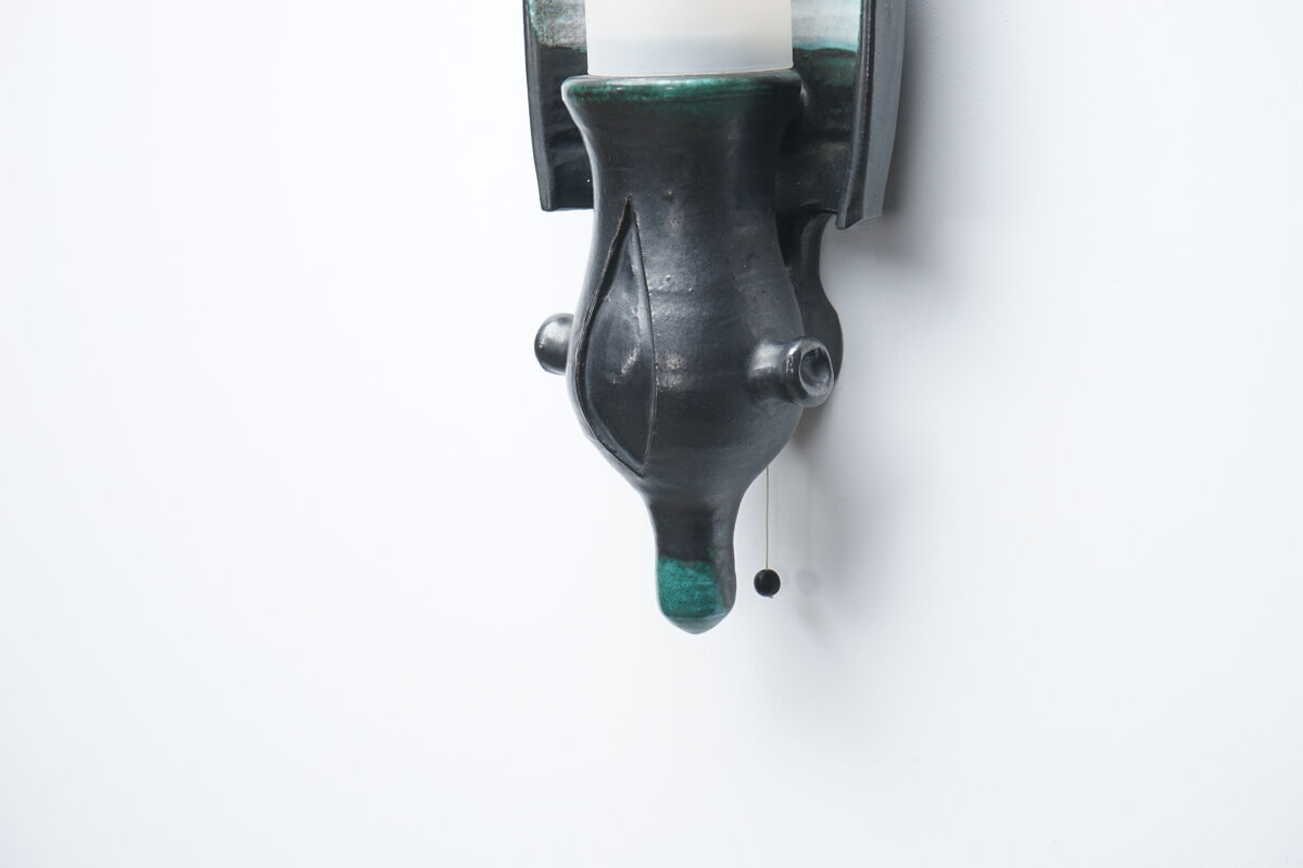 Ceramic wall light by Boleslaw Danikowski, ed. Your Home, Guillerme Chambron