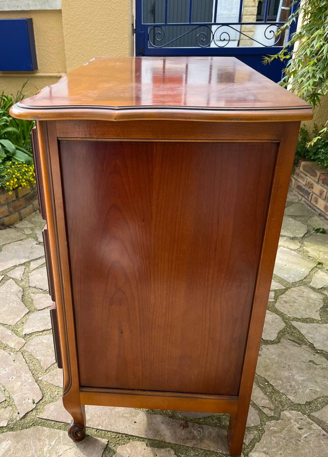 Three-drawer cherry chest of drawers