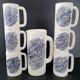 Pichet et 6 mugs vintage 1950